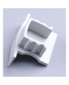 TAPA PERFIL ALU. BLANCO 2000*17.3*15,3mm